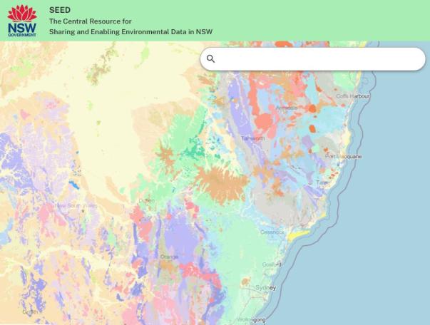 Map on NSW